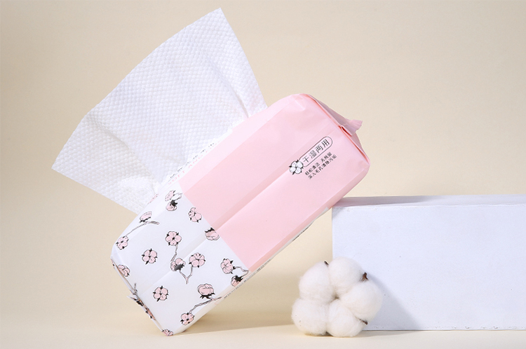 Cheap 80pcs Facial Clean Good Morning Non Woven Disposable Travel Soft Face Towel B334