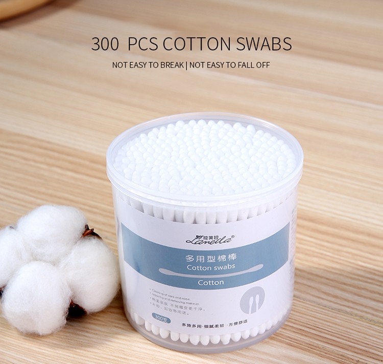 double headed organic cotton swab makeup remover disposable eco friendly cotton bud cotton ear swabs paper stick B0131