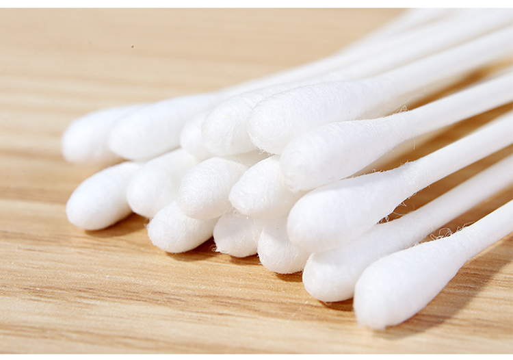 double headed organic cotton swab makeup remover disposable eco friendly cotton bud cotton ear swabs paper stick B0131