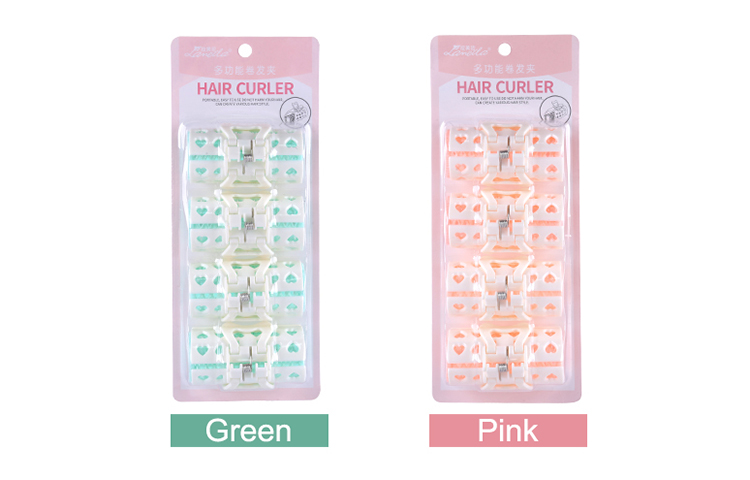 Durable women popular style plastic mesh magic hair roller hair curler 4 pcs in pack