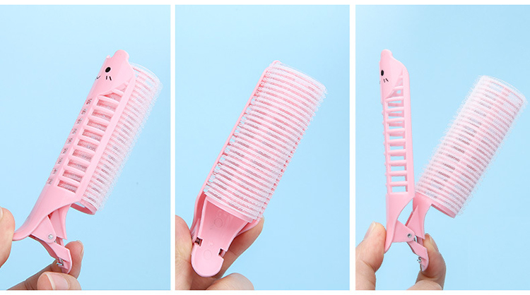 3pcs/set No Heat Hair Roller Cartoon Plastic Curling-grips Hair Curlers Set for Hair Curling