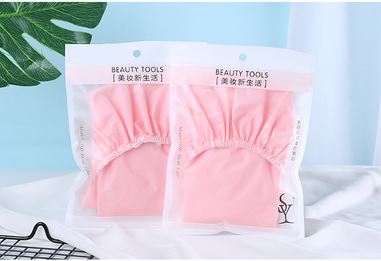 Lameila smokeproof hood waterproof bath cap thicken mesh PE washable women large waterproof shower cap C0822