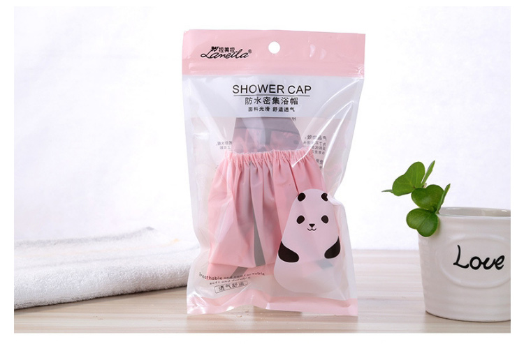 Lameila adult shower cap waterproof and smokeproof hood waterproof bathing cap Oil Proof waterproof material EVA C0833