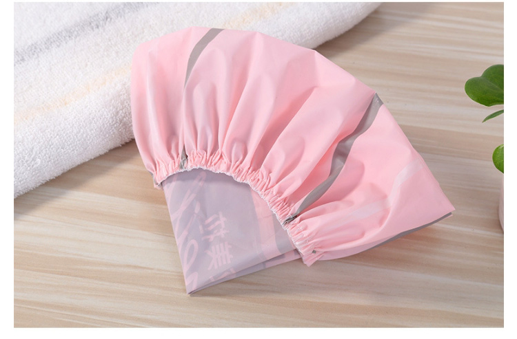 Lameila adult shower cap waterproof and smokeproof hood waterproof bathing cap Oil Proof waterproof material EVA C0833