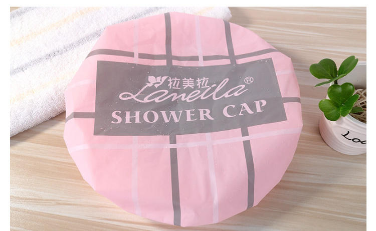 Lameila adult shower cap waterproof and smokeproof hood waterproof bathing cap Oil Proof waterproof material EVA C0833