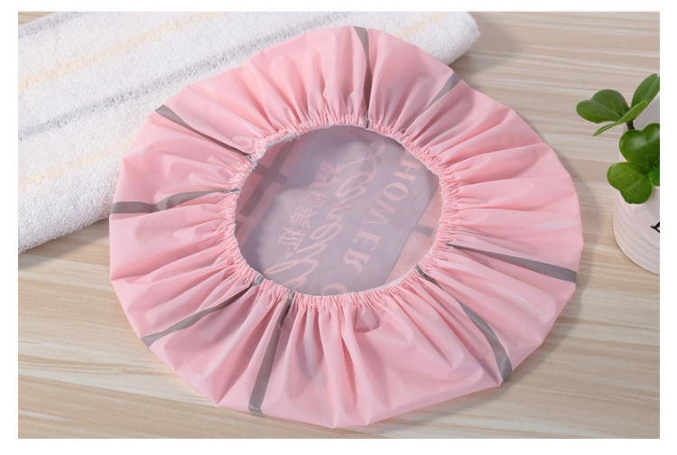 Lameila adult shower cap waterproof and smokeproof hood waterproof bathing cap Oil Proof waterproof material EVA C0833