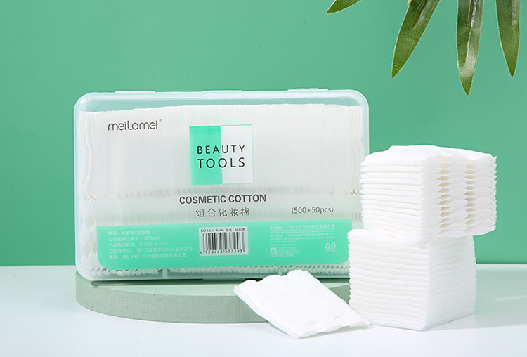 Meilamei 100pcs Cotton_pads Makeup Remover Disposable Cosmetic Cotton Pads For Face MLM-A500/A501/506