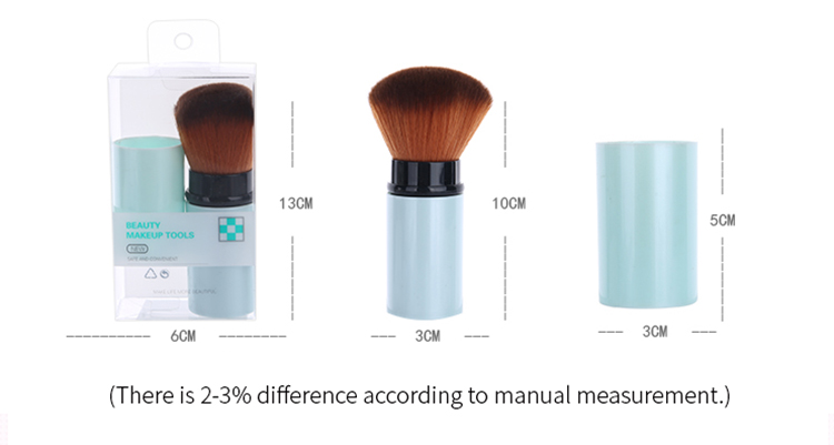 Silubi fashion new high quality beauty tools retractable single beauty cosmetic brush make up SLB-H003