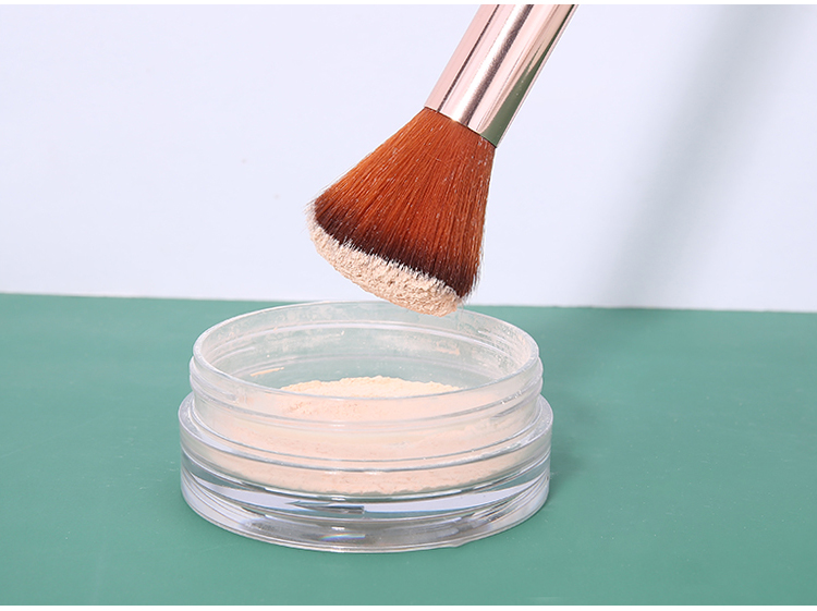 Silubi single wholesale marble makeup brush custom packaging box natural hair blush makeup brush SLB-H004