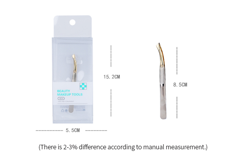 Silubi Eyebrow Tweezer Manufacturer Wholesale Professional Stainless Steel Eyebrow Clip SLB-N001