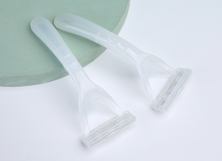 Silubi high quality disposable 2pcs shave razor blades safety shaving razor for women SLB-P001