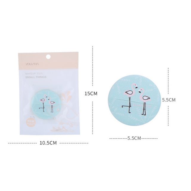 Yousha cosmetic wet and dry dual use makeup puff soft foundation round shape air cushion puff YF186