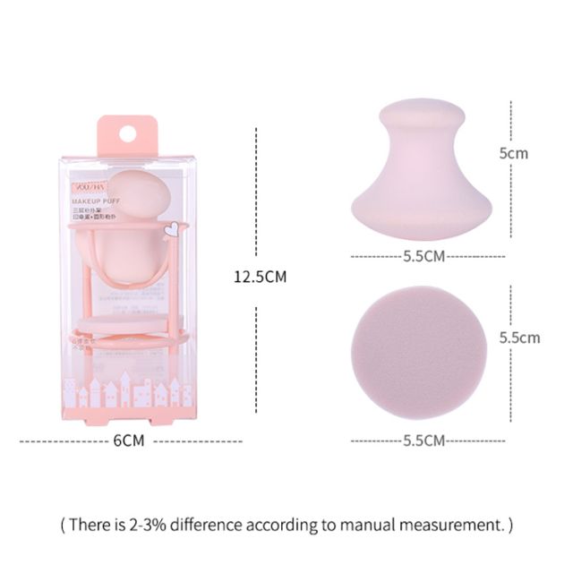 custom non latex makeup cosmetic puff beauty sponge blender private label soft makeup sponge with holder