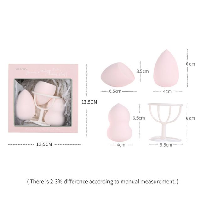 Yousha Wholesale beauty sponge with holder latex free polyurethane customize sponge blender private label makeup sponge YF200