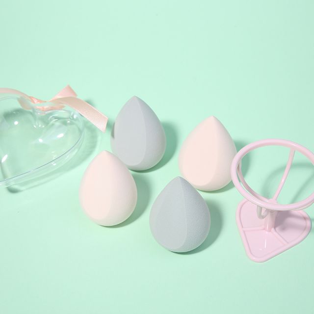 Yousha wholesale eco friendly private label makeup sponge powder puff latex free makeup blending sponge holder for gift YF201 1 buyer