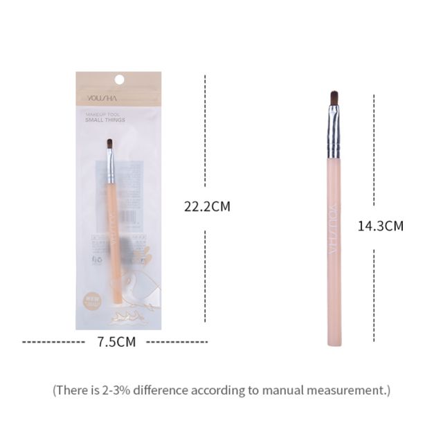 Lameila multifunctional cosmetic brush eye shadow vendor custom logo single makeup brush with packaging bag YC009