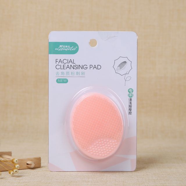 Mini silicone face cleanser and massager brush portable silicone facial cleansing brush waterproof