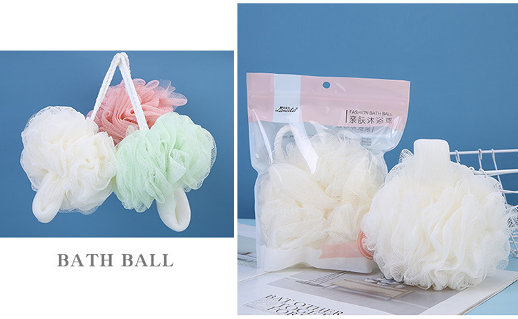 Lameila Bath Accesories Colorful Foam Mesh Bath Sponge Shower Puff Soft Types of Cleaning Dead Skin C048