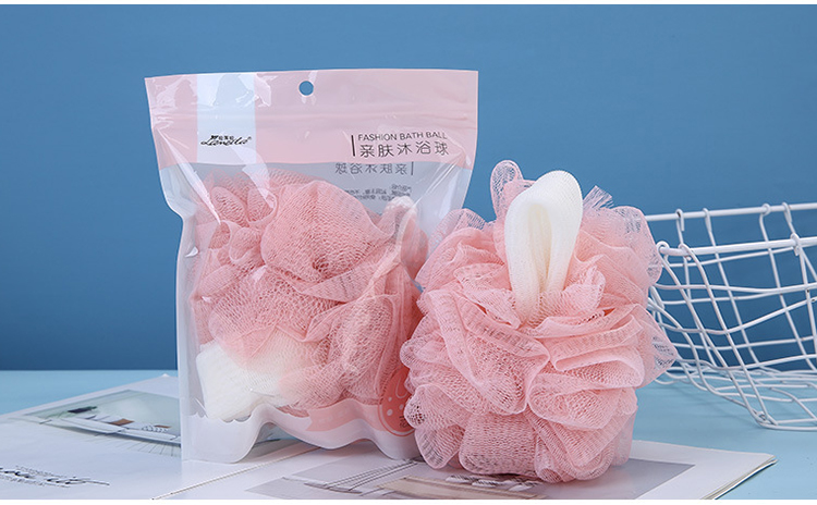 Lameila Bath Accesories Colorful Foam Mesh Bath Sponge Shower Puff Soft Types of Cleaning Dead Skin C048