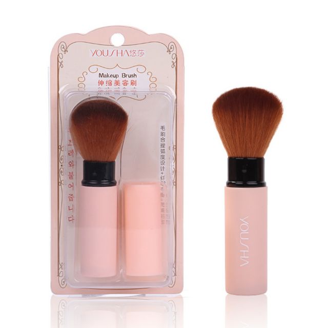 Yousha Hot selling make up brush retractable blush makeup brush YC004