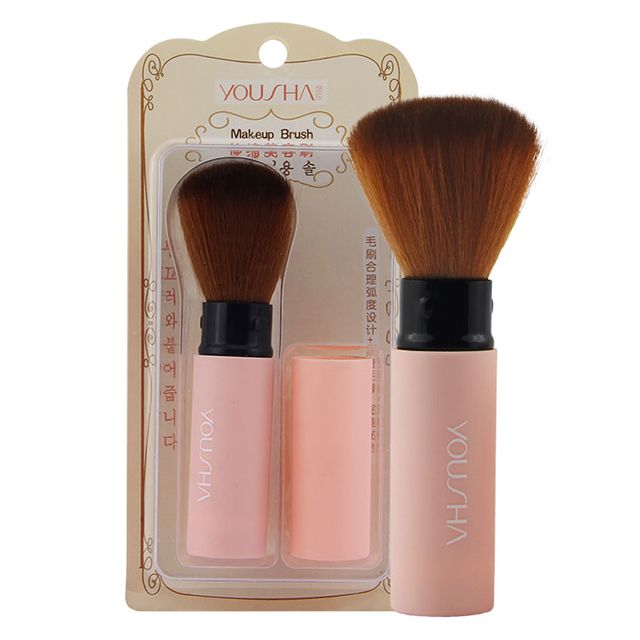 Yousha Hot selling make up brush retractable blush makeup brush YC004