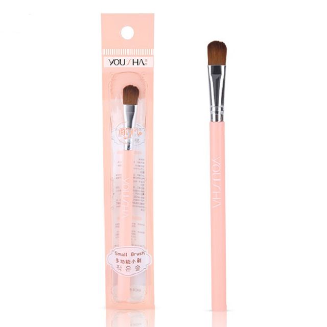 Yousha round head single makeup brush private label low moq nylon bristles single makeup concealer brush YC007