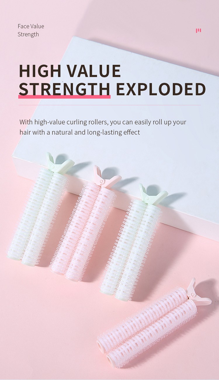 Lameila 4pcs hair curler curling tools beauty fluffy top curls sleeep portable heatless washable hair rollers for sale C267