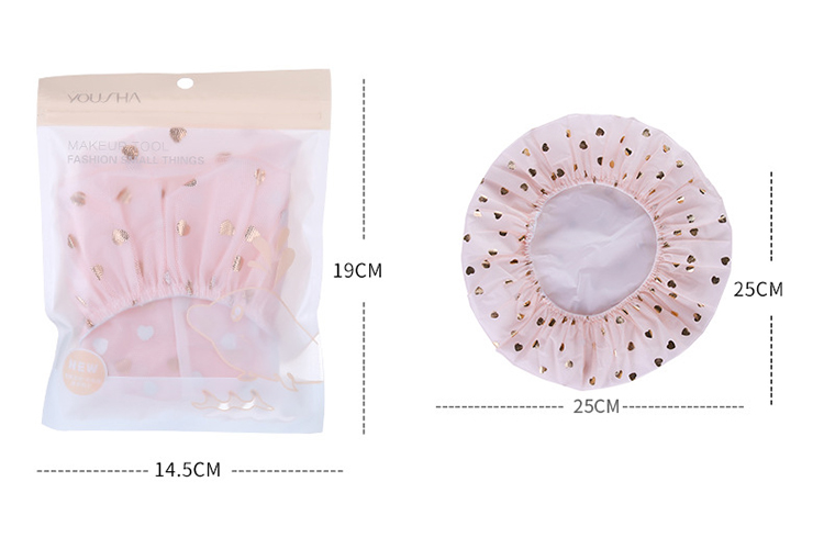 Lameila adult shower cap waterproof and smokeproof hood waterproof bathing cap Oil Proof waterproof material EVA YT019