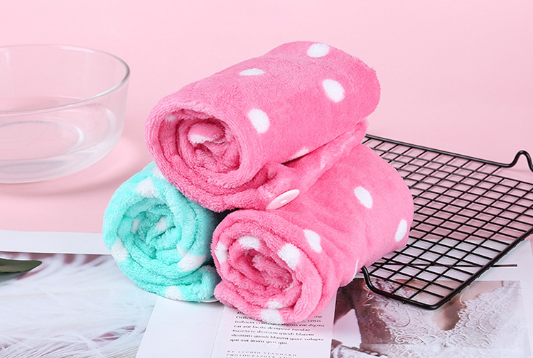 shower tools manufacturer hair drying cap Microfibre fabrics coral velvet soft quick dry hair towel for women drying hair