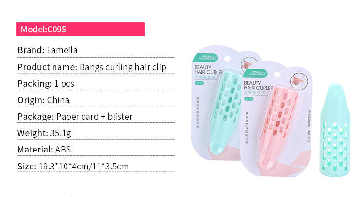 Durable women popular style plastic mesh magic hair roller hair curler C095