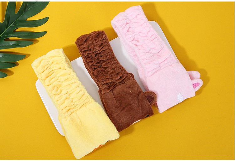 Women Beauty Headbands Makeup Shower Wash Headband Cute Makeup Hair Band C0826