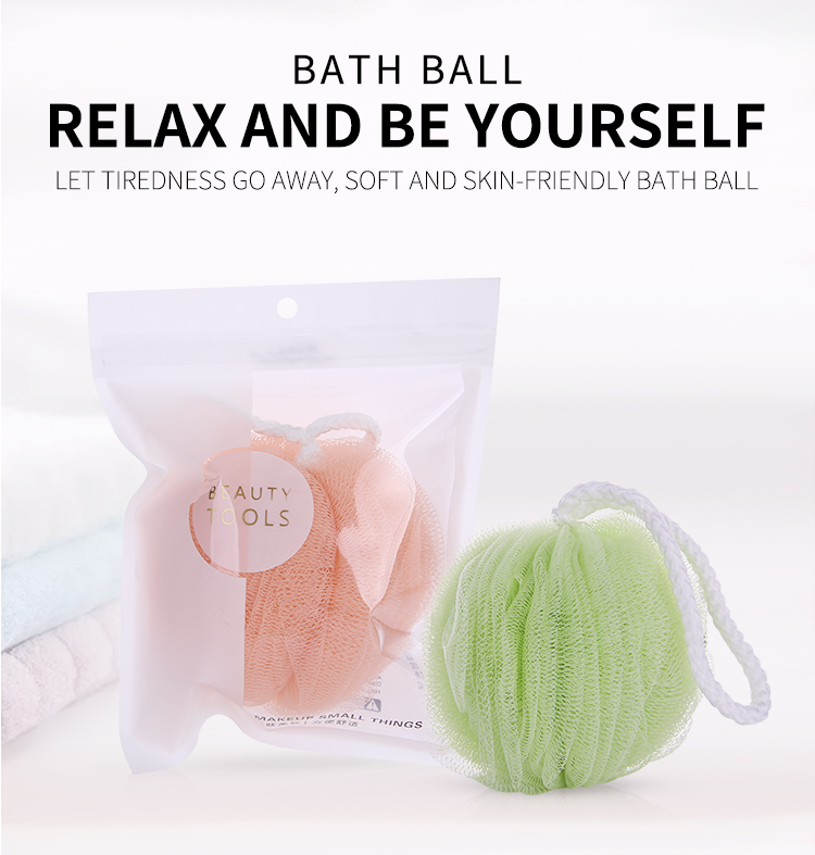 Lameila Mini Soft Body Bubbles Sponge Skin Exfoliating Scrubber Loofah Mesh Net Ball Cleaning Bath Shower Sponge 1pc C067