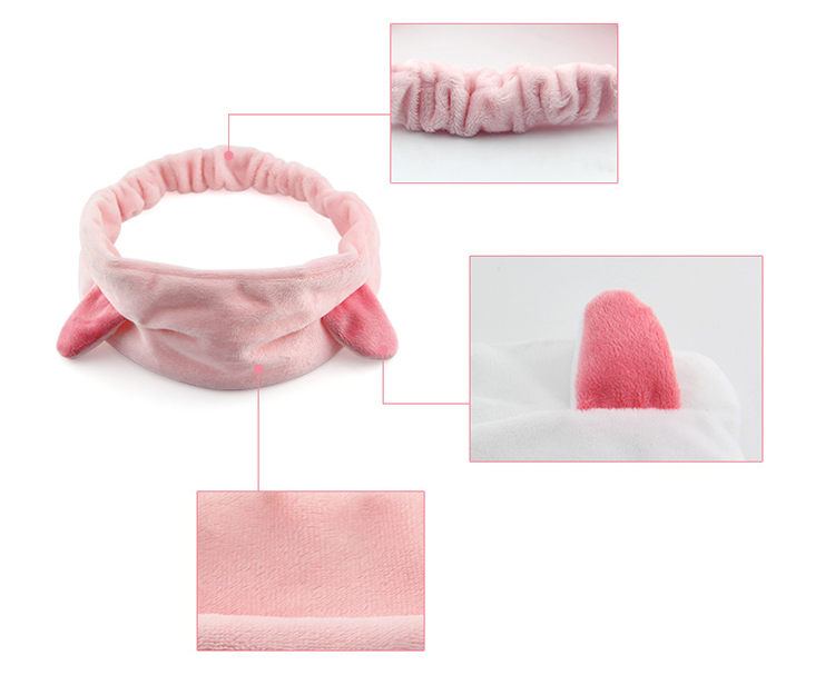 Lameila Beauty Headbands Makeup Shower face washing Cat ear Hair Band for Girls C0820