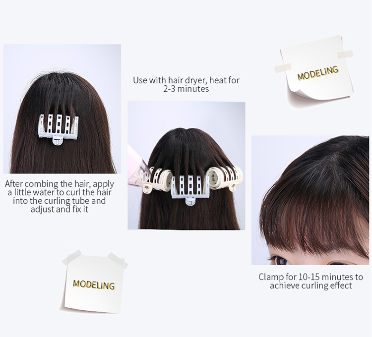 Lameila hair roller sticks Elastic clip 2 in private label flexible diy magic lazy hair curler C269