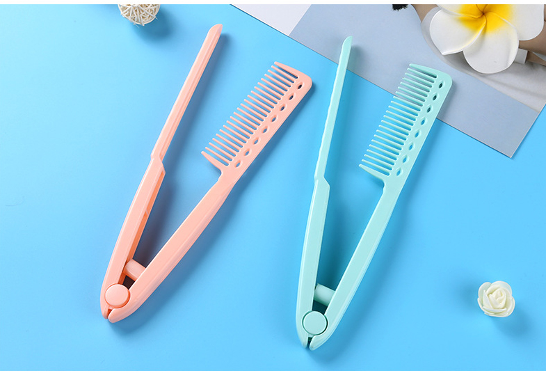 Wholesale professional magic comb hair brush make your own wide tooth plastic hair comb