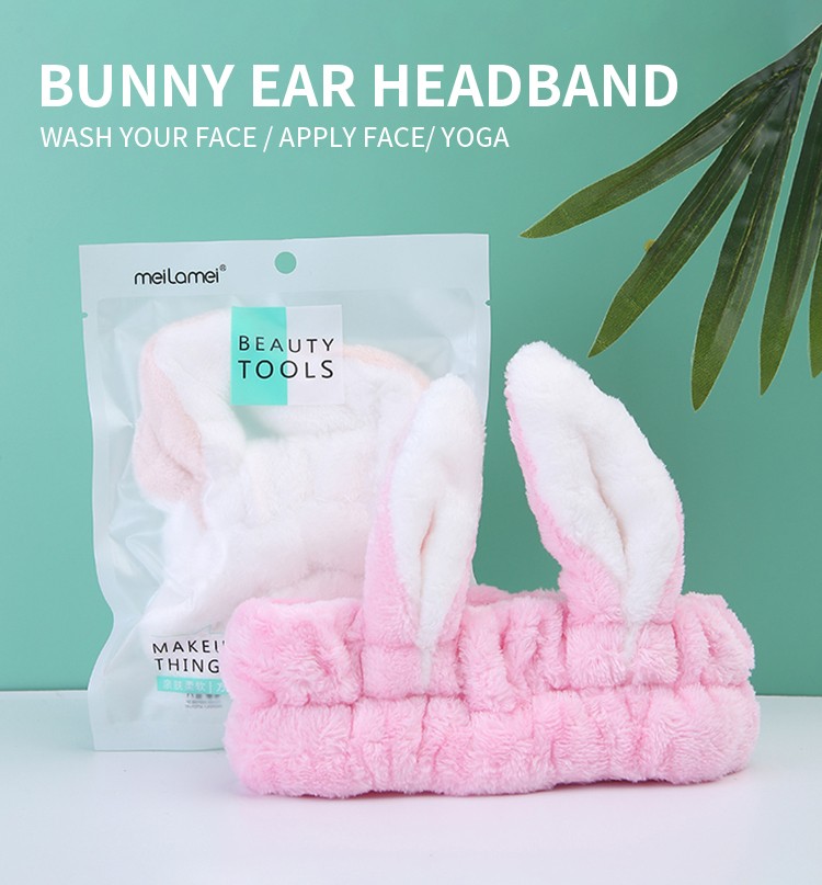 headband manufacturers china satin lined cute girls Washing Face hair bands