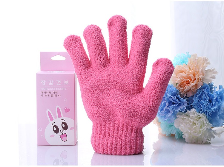 Silubi soft quick dry microfiber hair salon drying towel reusable straightener dry hair glove S654