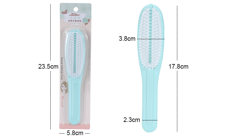 Professional hair beauty tool anti static plastic hair magic comb high quality massage hair brush