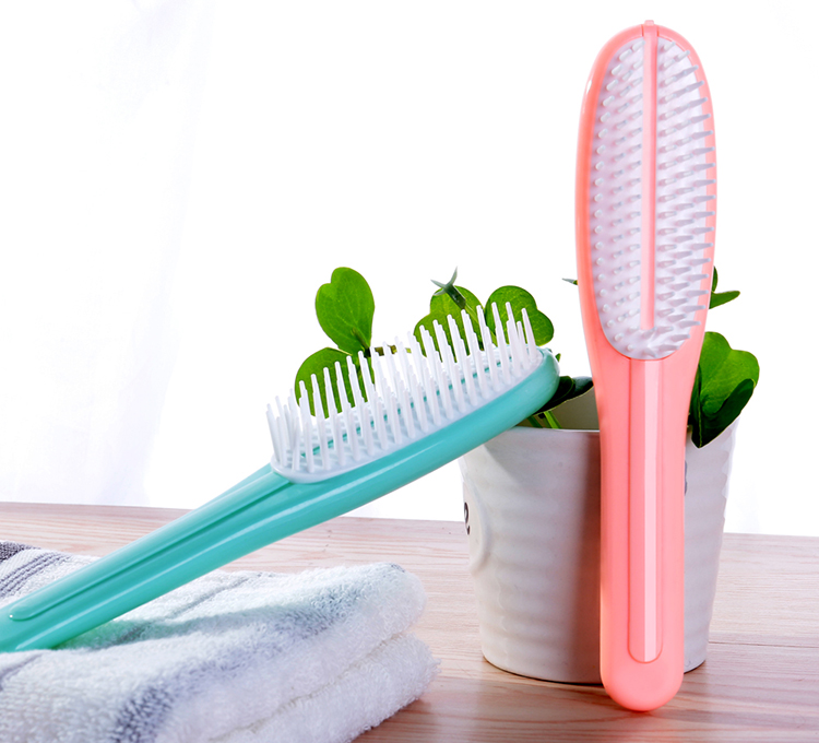 Professional hair beauty tool anti static plastic hair magic comb high quality massage hair brush