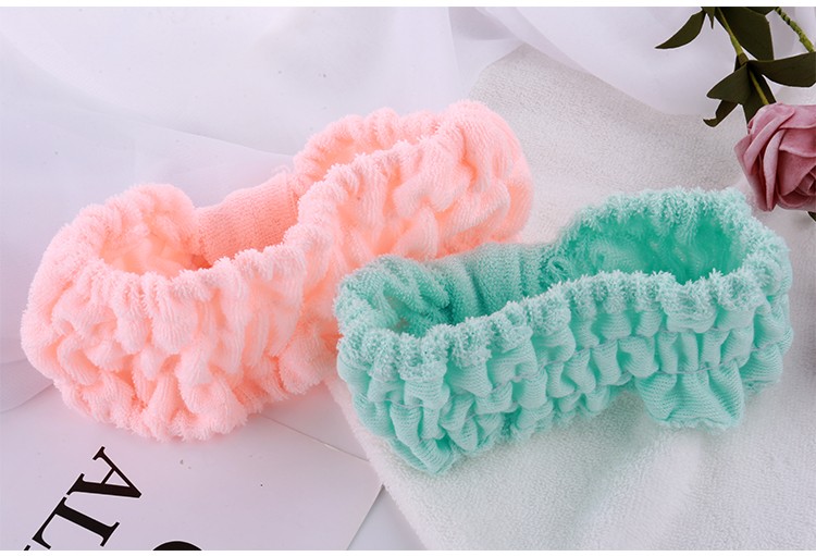 Lameila soft fabric shower hairband head-covering fashion bath headbands for women cosmetic tools C0814