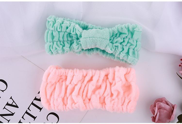 Lameila soft fabric shower hairband head-covering fashion bath headbands for women cosmetic tools C0814