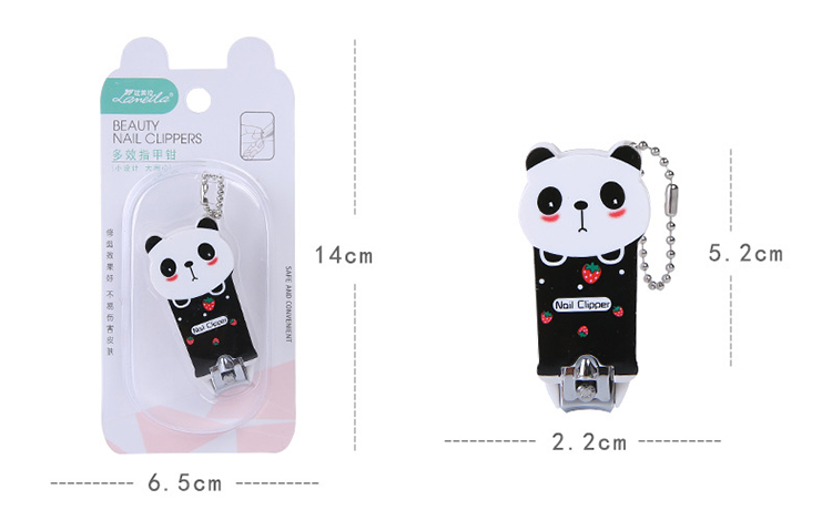 Wholesale stainless steel carton cute baby finger nail clipper toe nail cutting tools C0168