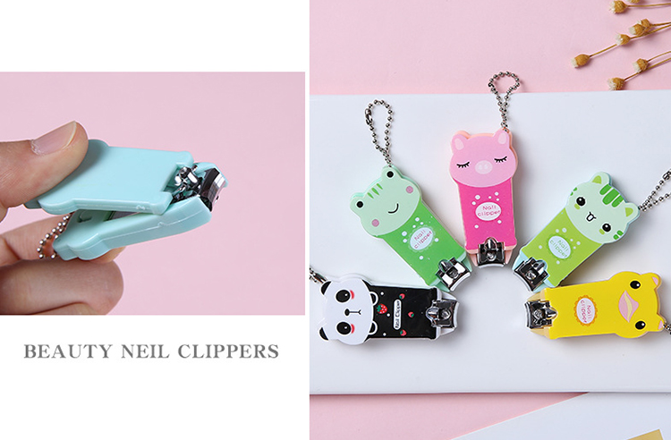 Wholesale stainless steel carton cute baby finger nail clipper toe nail cutting tools C0168