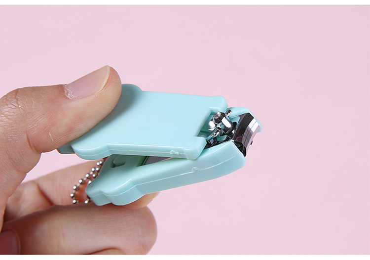 Wholesale stainless steel carton cute baby finger nail clipper toe nail cutting tools C0168