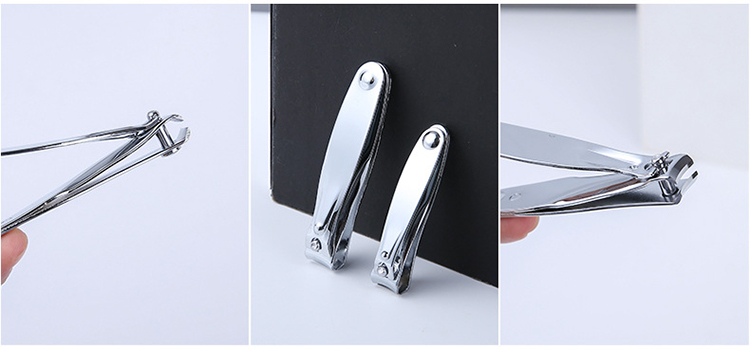 Durable home use stainless steel sharp toe nail clipper set with two different size C0183