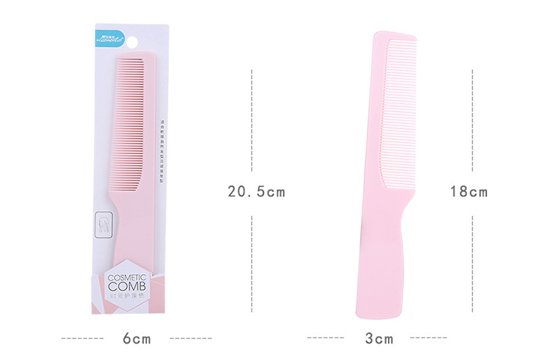 Healthy care tools cosmetic plastic paddle hair brush cheap personalized hair comb C165