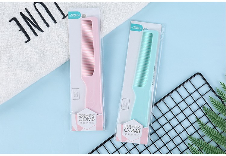 Healthy care tools cosmetic plastic paddle hair brush cheap personalized hair comb C165