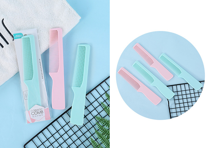 Healthy care tools cosmetic plastic paddle hair brush cheap personalized hair comb C165