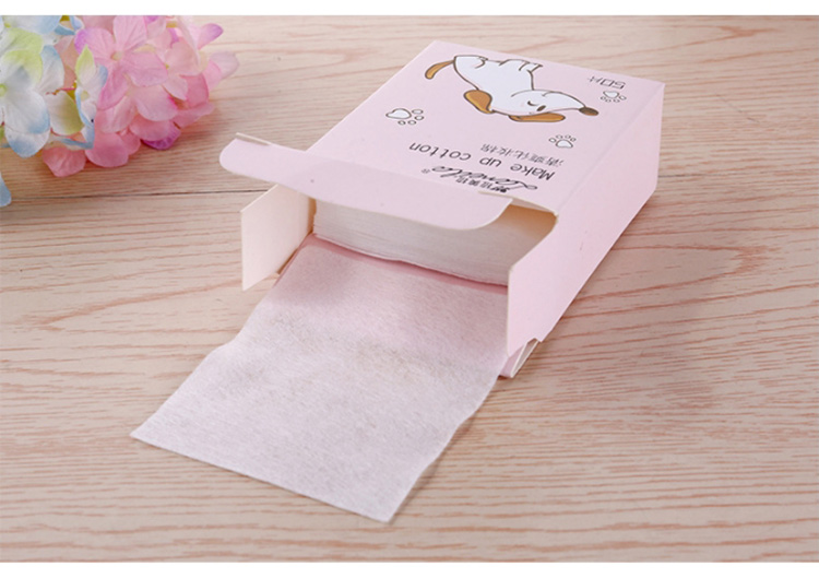 Meilamei 100pcs Cotton_pads Makeup Remover Disposable Cosmetic Cotton Pads For Face B0105