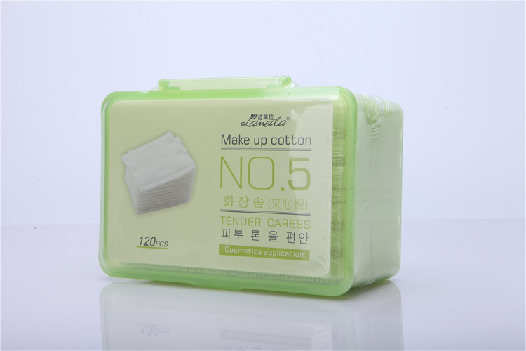 Meilamei 120pcs Cotton_pads Makeup Remover Disposable Cosmetic Cotton Pads For Face B111